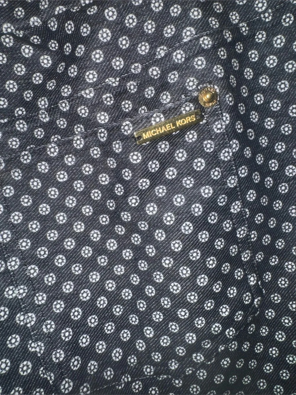 New Michael Kors Black and White Dress Pull On Pants